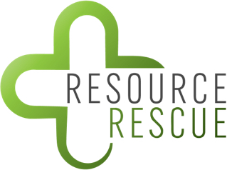 Logotipo de rescate de recursos