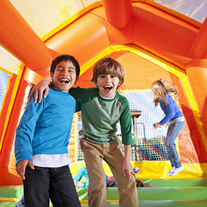 Children Playing In Excitement Because Of Their New Youth Savings Account